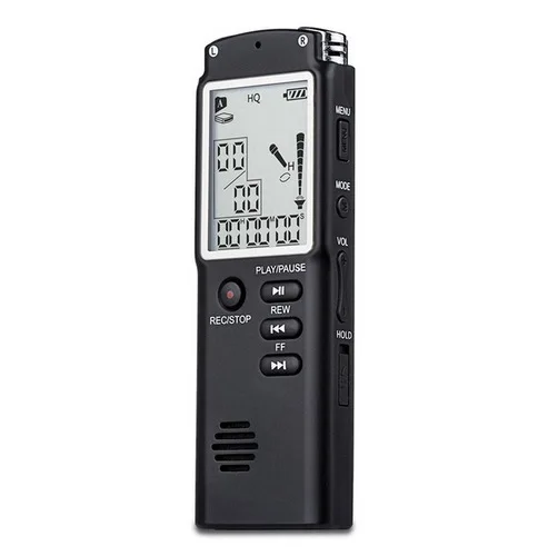 

GIEFTU Professional 8GB Time Display Recording Digital Voice Audio Recorder Dictaphone MP3 Player