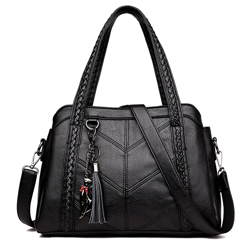 Новые высококачественные женские сумки из натуральной кожи, сумка через плечо, роскошные дизайнерские сумки-шопперы для женщин, сумки через плечо