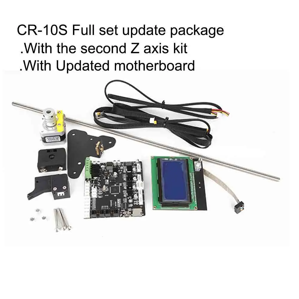 

CREALITY 3D CR-10s Printer Full Set Upgrade Package Parts Motherboard + Filament Monitoring Alarm+ Z Axis Screw Rod +And so on