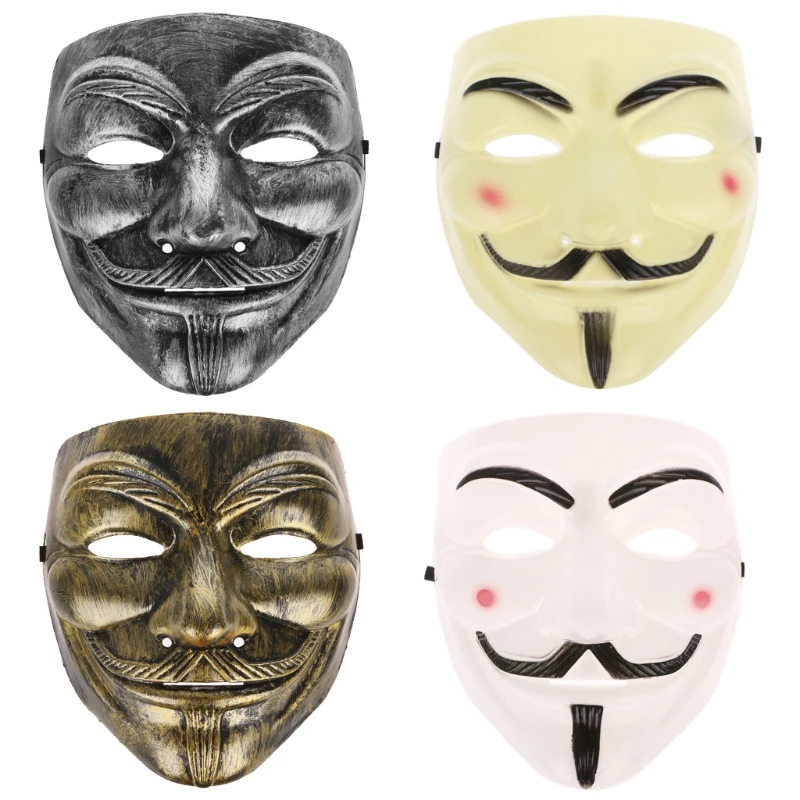

Film V Theme Style Mask Anonymous Guy Fawkes Face Masks For Halloween Cosplay