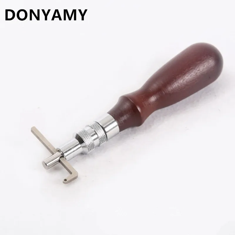 

DONYAMY Stitching Edge Groover Leathercraft Groove Tool Adjustable Leather For Handwork
