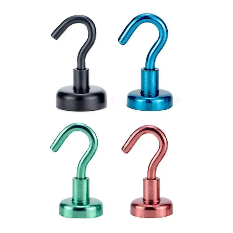 

1pcs Magnetic Hooks Magnet Holder Pulling Force Suction Hook For Cup Key