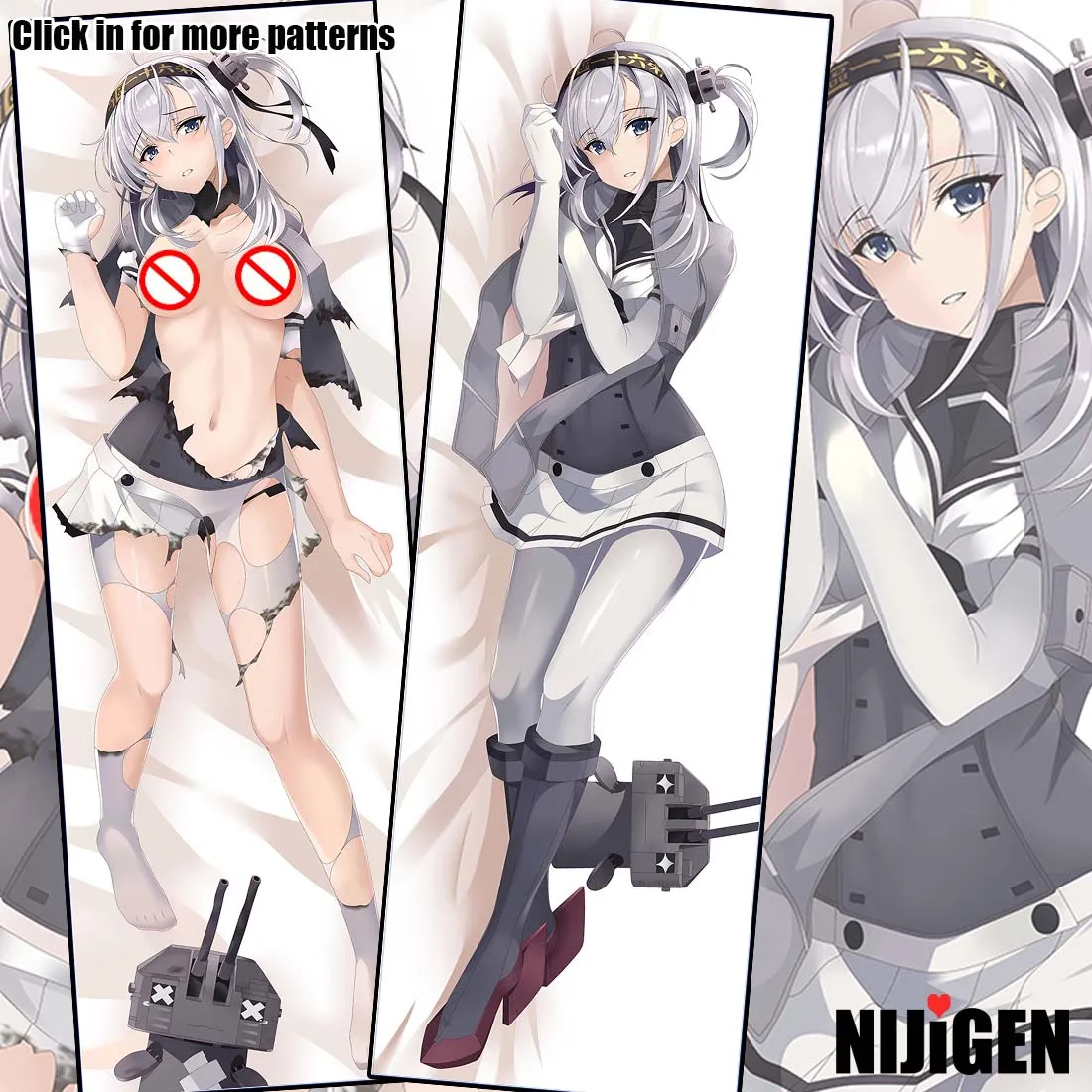Kantai Коллекция Kancole Suzutsuki сексуальный 18R милый аниме дакимакура Декоративная