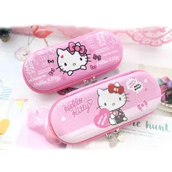 1 шт. мультфильм рисунок «Hello Kitty» мешок карандаша многофункциональный девочки; Дети школьные принадлежности сумка для канцтоваров пенал