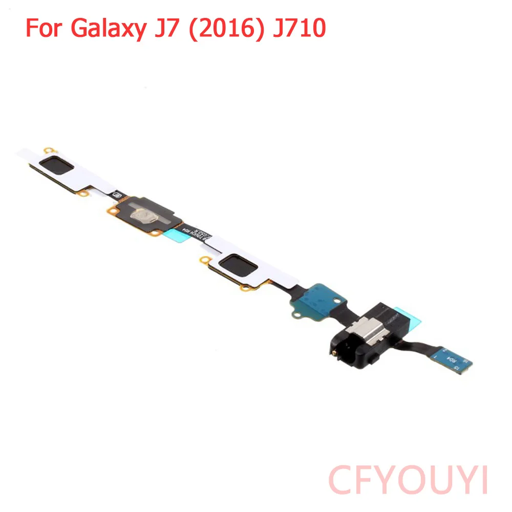 

For Samsung Galaxy J7 (2016) J710 J710F Home Button Flex + Earphone Jack Flex Cable