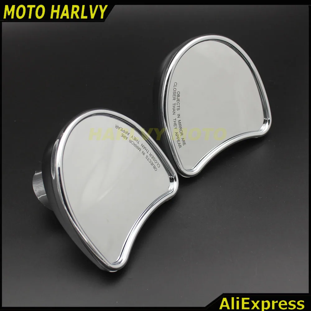 

Motorcycle Chrome Bat Wing Fairing Mirrors For Harley Electra Glide Ultra Limited Street Glide Tri Glide 2014-2016