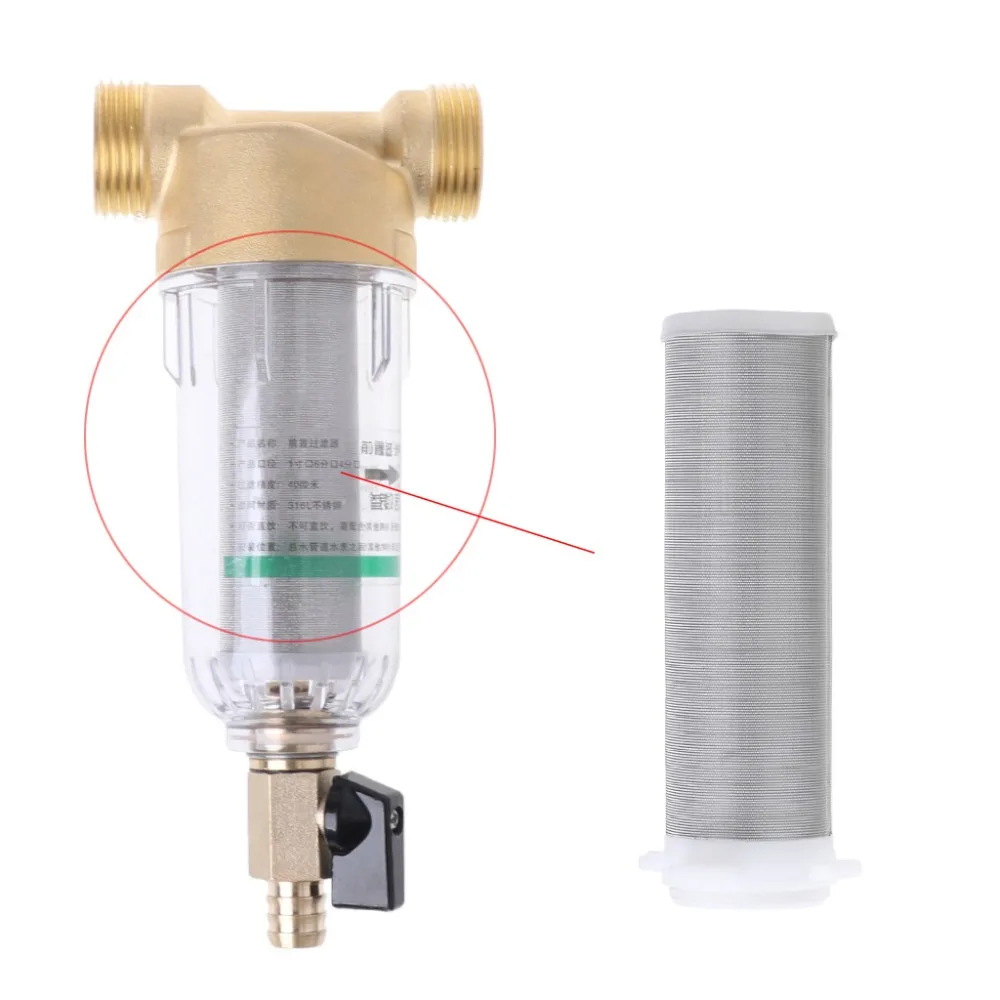 Water Net Filter Pre-filter Cartridge Replacement For Copper Lead Front Purifier