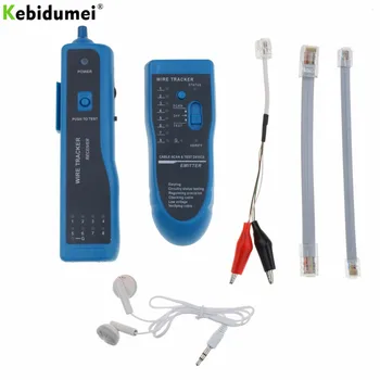 

Kebidumei UTP STP RJ11 RJ45 Cat5 Cat6 Network Telephone Cable Tester Toner Wire Tracker Line Finder Detector Networking Tools
