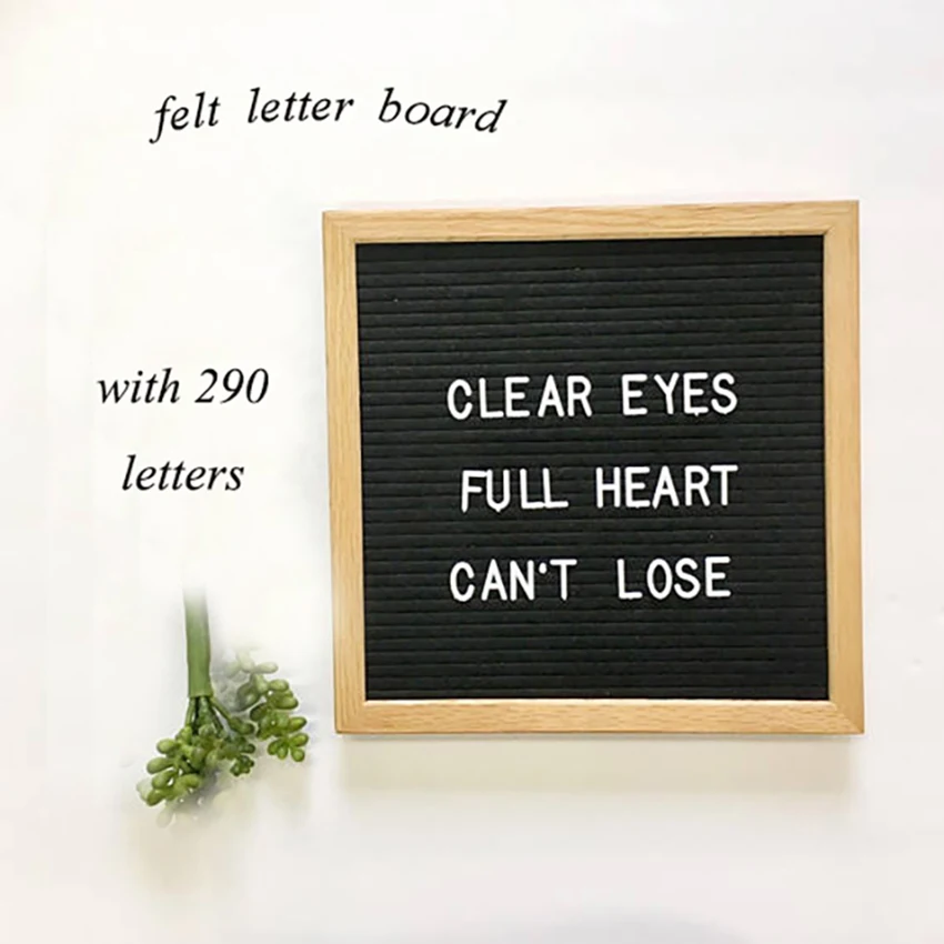 Buy wholesale changeable black felt letter board with