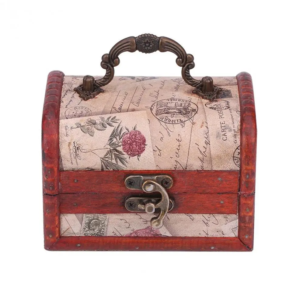 Классический британский стиль деревянные украшения ожерелье браслет коробка для хранения нагрудный Чехол Органайзер коробка для ювелирных изделий и упаковка