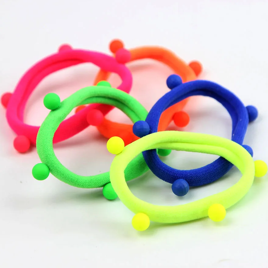 20pcs 3d High Quality Women's Girl Hair Ties Elastic Headband Rope Ring