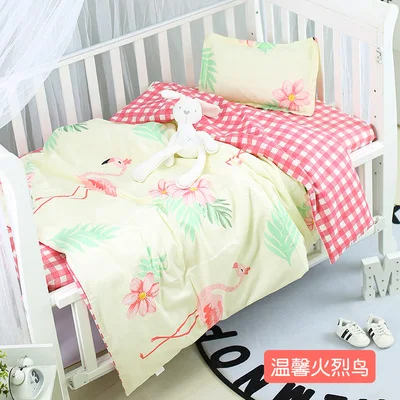 flamingo baby bedding set