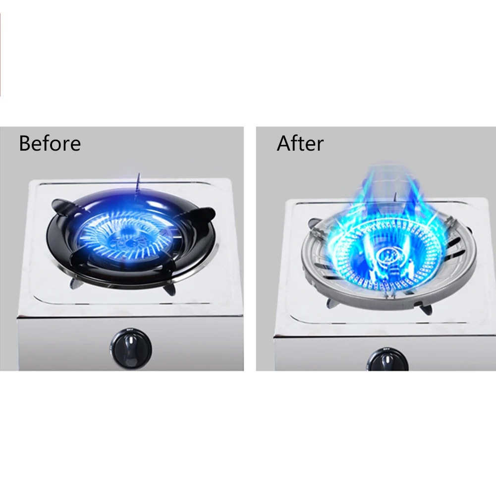 

Gather Fire Gas Stove Cover Ring Reducer Torch Easy Installation Pot Holder Cooker Heat Insulation Durable Energy Saving Kitchen