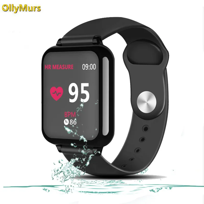 

B57 Smart watches Waterproof Sports for iphone phone Smartwatch Heart Rate Monitor Blood Pressure Functions For Women men kid