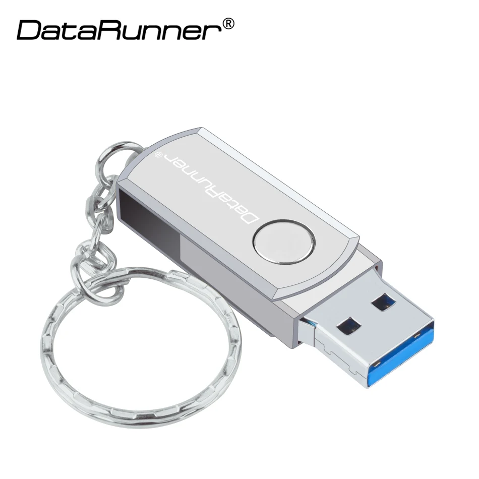 New DataRunner Usb Flash Drive Key Ring Pen Drive 32gb 64gb Usb stick 3