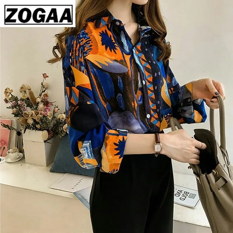 

ZOGAA Summer 2019 New Korean Style Women Blouses and Tops Wild Loose Temperament Long-sleeved Sunscreen Shirt Women Clothing