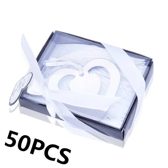 50pcs bulk my heart bookmark for party boy girl baby shower
