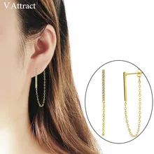 10 пара/лот золото Цвет простой бар Серьги-гвоздики для, женская обувь бижутерии Мода Кристалл Сеть уха euff серьги свадебный подарок