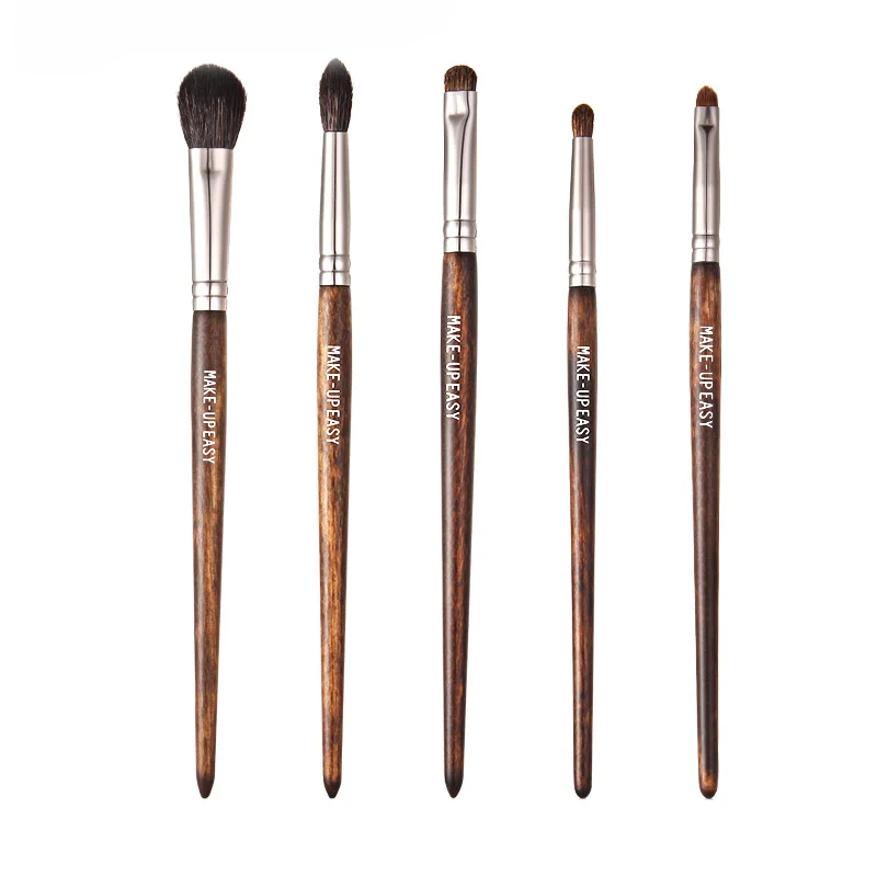 

5pcs Travel Portable Mini Eye Makeup Brushes Set Reals Eyeshadow Eyeliner Eyebrow Brush Lip Make Up Brushes kit Professional