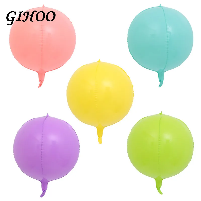 

GIHOO 20pcs 22inch 4D Macaron Balloon Candy Color Creative Birthday Party Arrangement Arches Balloon Wedding Party Decoration