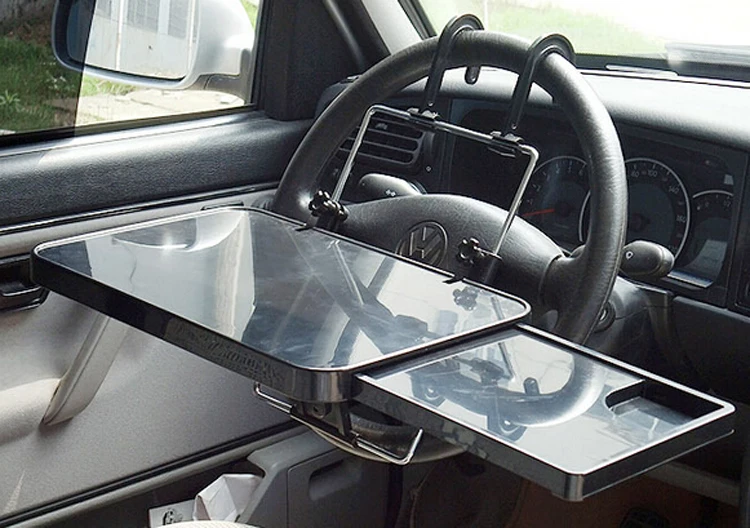 Абсолютно новая автомобильная подставка для ноутбука, складное автомобильное сиденье/рулевое колесо для ноутбука/подставка для ноутбука, настольная подставка для еды/напитков