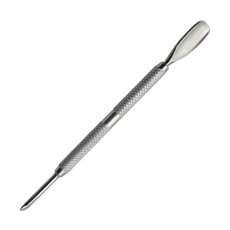 

1Pcs Stainless Steel Cuticle Double Sided Finger Dead Skin Push Nail Cuticle Pusher Manicure Cleaner Nail Uv Gel Polish Remover