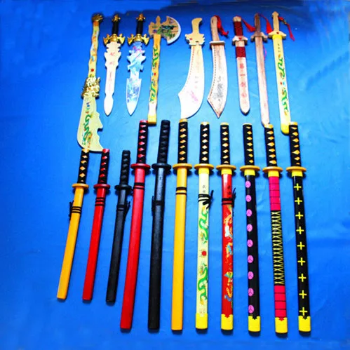 Otroške igrače leseni bambusov nož meč igrače meč leseni nož meč sekira igrače za otroke bambusov meč poštnina brezplačna