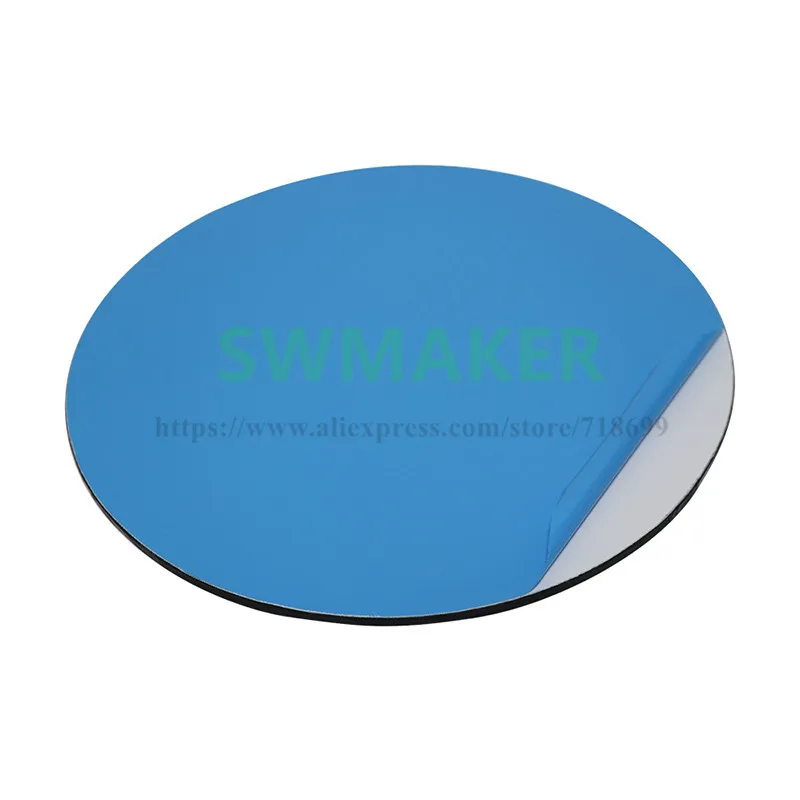 

400Deg Upgrade Kossel 3D Printer Self-adhesive Build Surface Glass plate Round 200/240mm compatible DIY Delta Kossel Heated Bed
