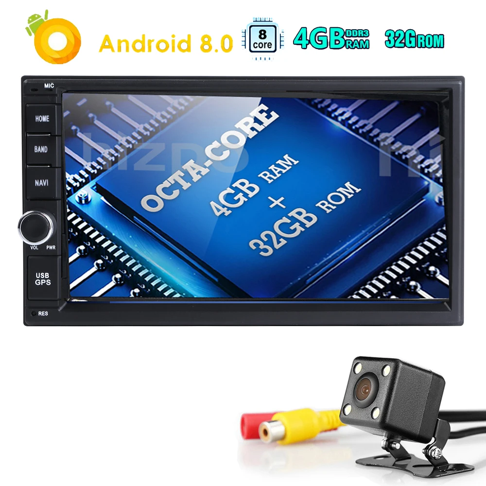 

Standard Double 2Din Android9.0 In Dash Car Stereo Radio GPS Navigation Support 4GWIFI Bluetooth Mirrorlink with RearCamera 4+64