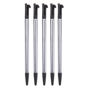 

5pcs/set Portable Retractable Stylus Touch Screen Pen Metal Telescopic Pen for NEW Nintendo 3DS