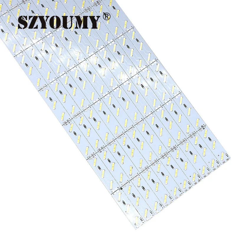 SZYOUMY SMD 8520 жесткой Светодиодные двухъядерный Импортные чип супер яркий Жесткий Жесткая свет DC 12 В 100 см 72 светодиодные огни украшения