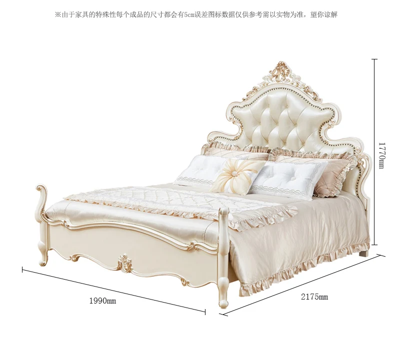 Hot sale Luxury Italian bed classic antique bed europe designs king size beds