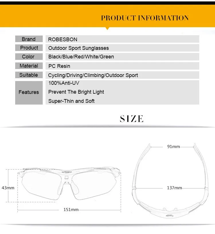 ROBESBON, солнцезащитные очки, велосипедные очки для велоспорта, для велоспотра с Спорт на открытом воздухе MTB дорожный велосипед очки UV400 очки для вождения, для рыбалки очки