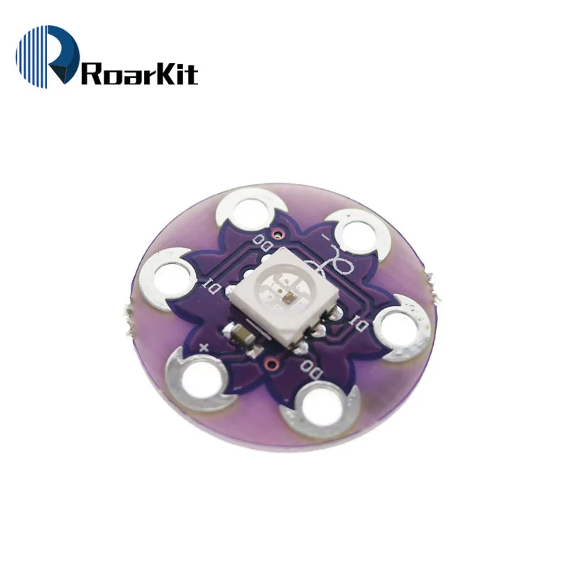 10 шт./лот Новая плата LilyPad Pixel WS2812 модуль для arduino | Электронные компоненты и