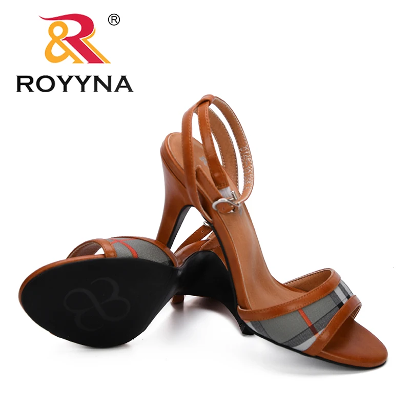 ROYYNA/Новинка года; модная Стильная летняя обувь; женские босоножки; новые удобные летние сандалии с открытым носком; Feminimo; модная мягкая обувь
