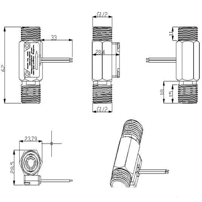 water flow sensor 5
