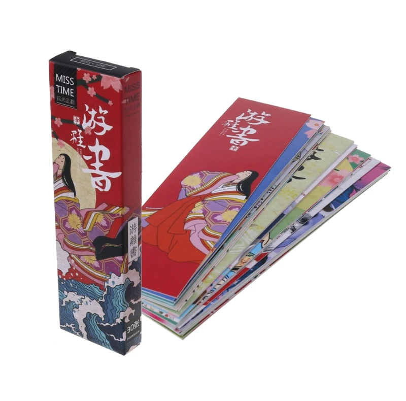 2019 Новый 30 шт./пакет бумага закладки Винтаж Японский стиль Книга знаки для школьников