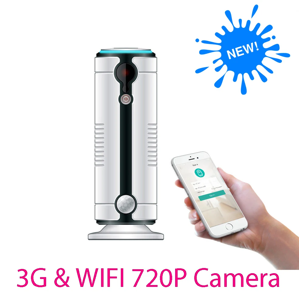 Беспроводная Wi Fi камера видеонаблюдения с датчиком движения H.264 720P|wifi camera alarm|security