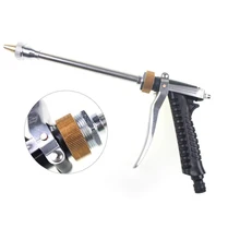 Латунные садовые инструменты для воды напорный пистолет шланг водный сад длинный наконечник полив пистолет для мойки автомобилей Мощный Чистый садовый пистолет-распылитель