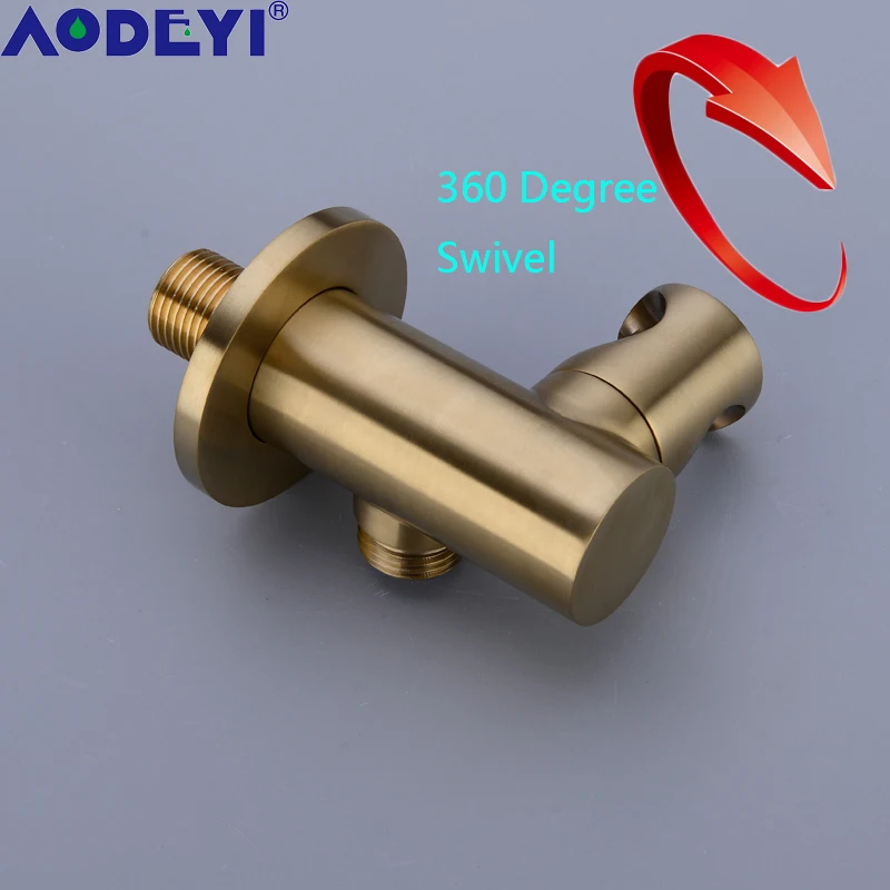 AODEYI латунная ручная Лейка для душа с поворотным клапаном и кронштейном шланг из