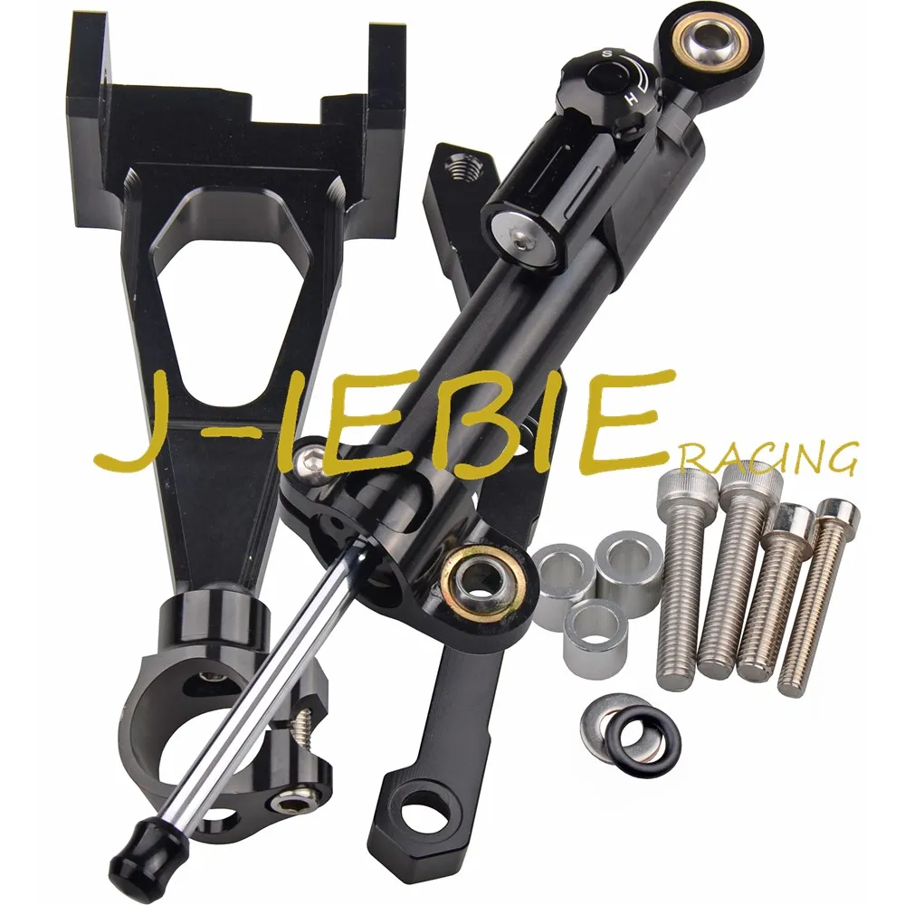 

Стабилизатор рулевого демпфера CNC и черный кронштейн для крепления Yamaha MT09 2013-2016 2014 2015