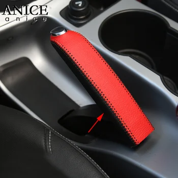 

Leather Inner Handbrake Parking Brake Cover Case fit For Ford ESCAPE KUGA 2013 2014 2015 2016