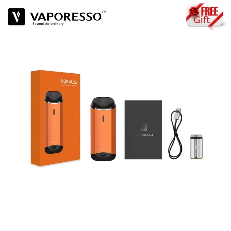 Оформление Vaporesso Nexus 650 мАч Starter Kit Vape испаритель 2 мл форсунок все-в-одном электронная сигарета Kit Vs Justfog Minifit C601