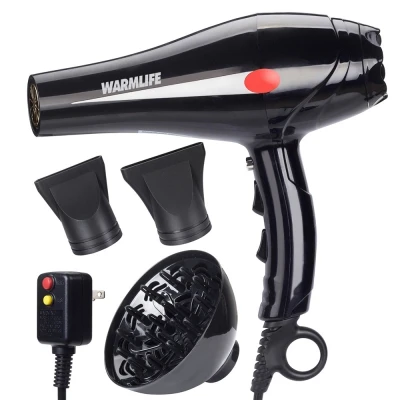 

1875W Hair Dryer Professional Salon Powerful Ionic Blow Dryer Motor Styling Tool - 2 Speeds 3 Heat Settings