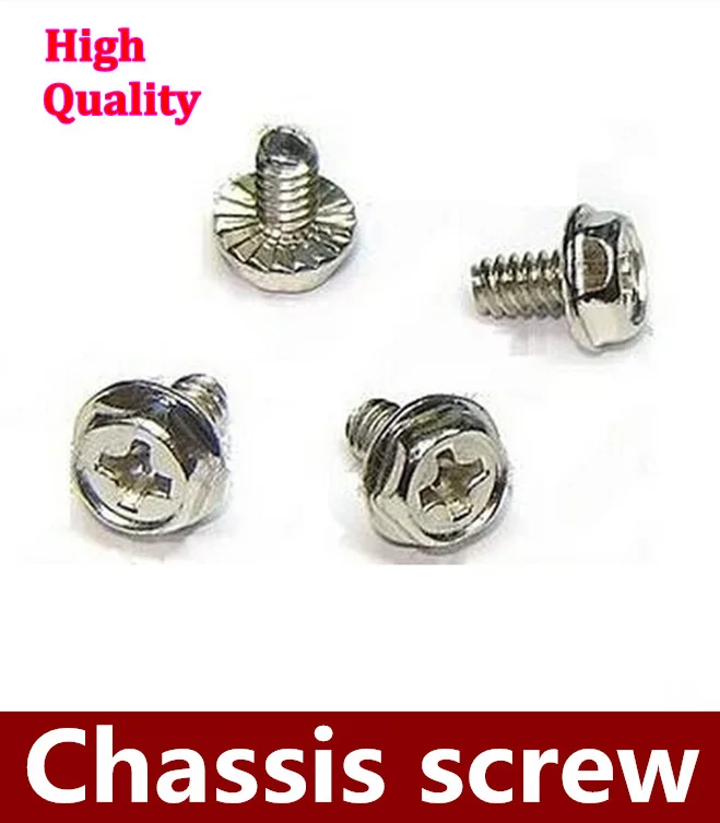 Brand New 100pcs/lot 6 32*6 Computer chassis screws hard drive screws