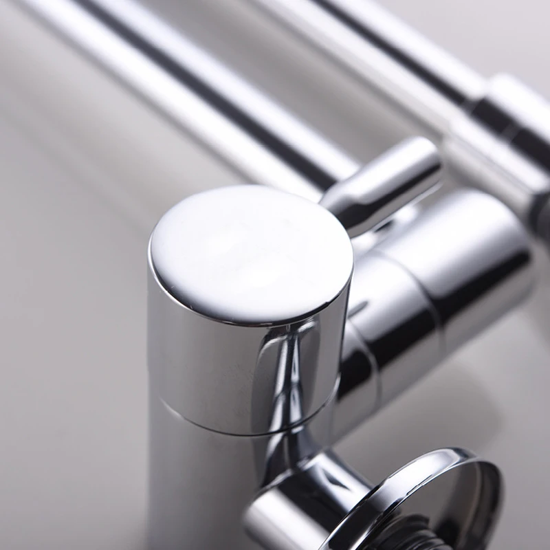 Folding Single Kitchen Faucet Sink Water Pot Filler FaucetSingle Cold Water Wall Mounted Tap Brass Faucets Chrome Brushed Taps Folding Single Kitchen Faucet Sink Water Pot Filler FaucetSingle Cold Water Wall Mounted Tap Brass Faucets Chrome Brushed Taps
