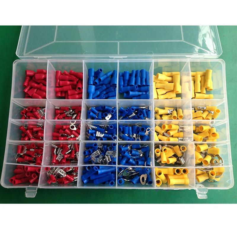 480pcs/Set Assorted Crimp Terminals Set Kits Insulated Electrical