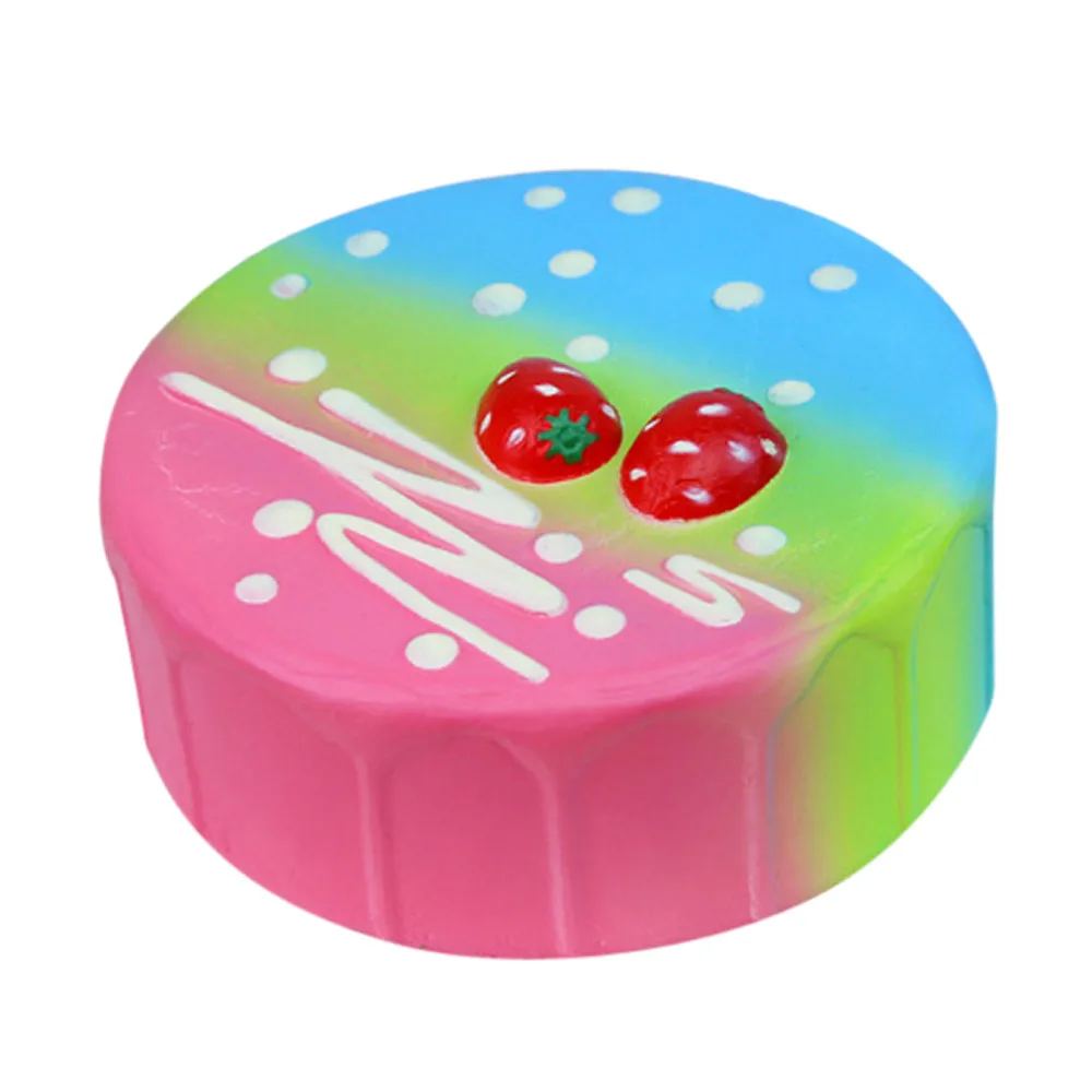 Squishy торт ко дню рождения ароматизированный медленно поднимающийся коллекция игрушка-Антистресс игрушка 4,10