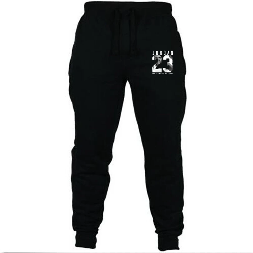 

New Men Sweatpants 23 Jordan printing Joggers pants Fall Sportswear Leisure cotton black pants pantalon homme youth men trousers