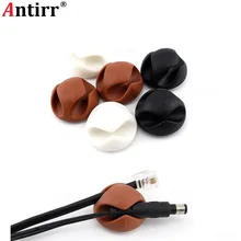 Universal Clip phone Cable Winder clamp Earphone Organizer USB Charger Wire Cord Pen Desk Holder Data line Tidy Management